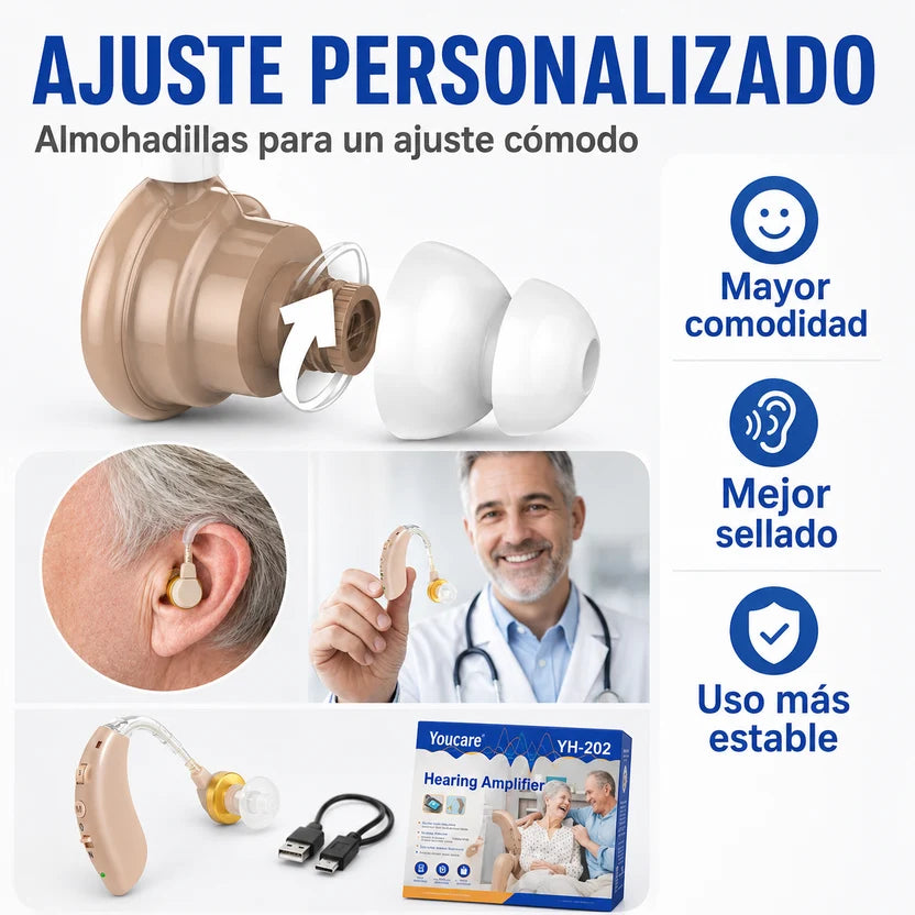 AUDIFONO AMPLIFICADOR PARA LA SORDERA