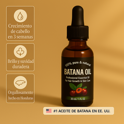 Aceite natural Batana para el crecimiento del cabello