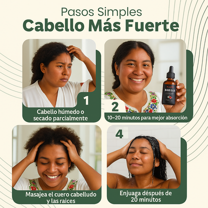Aceite natural Batana para el crecimiento del cabello