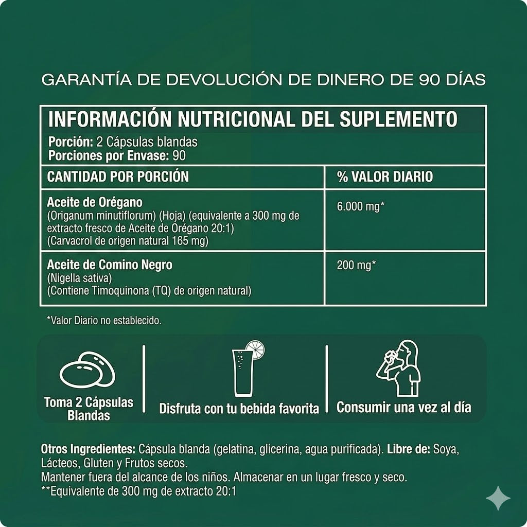 ACEITE DE ORÉGANO - ELIMINA LOS HONGOS DE LAS UÑAS