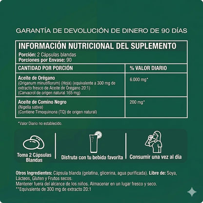 ACEITE DE ORÉGANO - ELIMINA LOS HONGOS DE LAS UÑAS