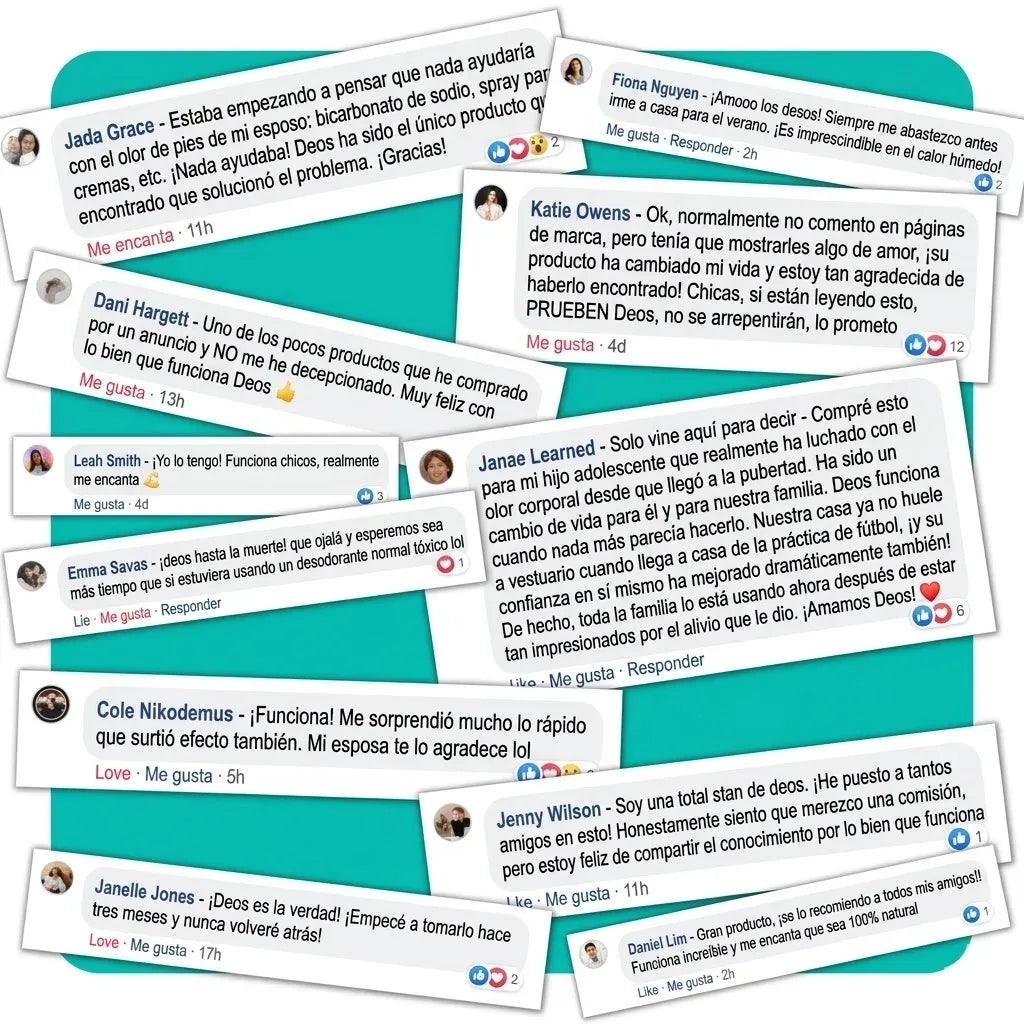 DEOS Desodorante Natural en Cápsulas x30